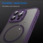 Coque Techsuit HaloFrost II MagSafe pour iPhone 16 Pro Max - Purple – Image 5