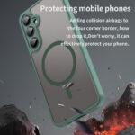 Coque Techsuit HaloFrost II MagSafe pour Samsung Galaxy A35 - Green – Image 5