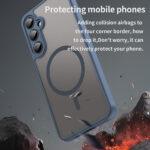 Coque Techsuit HaloFrost II MagSafe pour Samsung Galaxy A35 - Navy Blue – Image 4