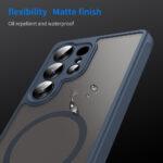 Coque Techsuit HaloFrost II MagSafe pour Samsung Galaxy S25 Ultra - Navy Blue – Image 6