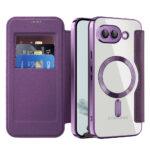 Étui portefeuille Techsuit SmartMag Book Case pour Google Pixel 9a - Purple