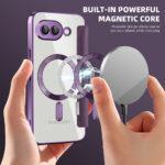 Étui portefeuille Techsuit SmartMag Book Case pour Google Pixel 9a - Purple – Image 3