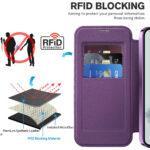 Étui portefeuille Techsuit SmartMag Book Case pour Google Pixel 9a - Purple – Image 5