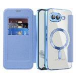 Étui portefeuille Techsuit SmartMag Book Case pour Google Pixel 9a - Light Blue
