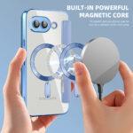 Étui portefeuille Techsuit SmartMag Book Case pour Google Pixel 9a - Light Blue – Image 6