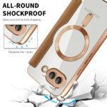 Étui portefeuille Techsuit SmartMag Book Case pour Google Pixel 9a - Brown – Image 4