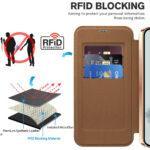 Étui portefeuille Techsuit SmartMag Book Case pour Google Pixel 9a - Brown – Image 5