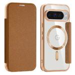 Étui portefeuille Techsuit SmartMag Book Case pour Google Pixel 10 / 10 Pro - Brown – Image 2