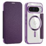 Étui portefeuille Techsuit SmartMag Book Case pour Google Pixel 10 / 10 Pro - Purple – Image 2