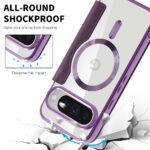 Étui portefeuille Techsuit SmartMag Book Case pour Google Pixel 10 Pro XL - Purple – Image 4