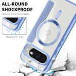 Étui portefeuille Techsuit SmartMag Book Case pour Google Pixel 10 Pro XL - Light Blue – Image 4