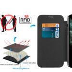 Étui portefeuille Techsuit SmartMag Book Case pour iPhone 11 - Light Blue – Image 4