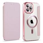 Étui portefeuille Techsuit SmartMag Book Case pour iPhone 11 Pro Max - Pink – Image 2