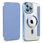 Étui portefeuille Techsuit SmartMag Book Case pour iPhone 11 Pro Max - Light Blue – Image 2