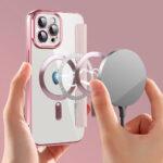 Étui portefeuille Techsuit SmartMag Book Case pour iPhone 12 Pro Max - Pink – Image 6