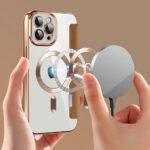 Étui portefeuille Techsuit SmartMag Book Case pour iPhone 12 Pro Max - Brown – Image 6