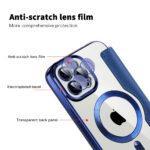 Étui portefeuille Techsuit SmartMag Book Case pour iPhone 12 Pro Max - Blue – Image 3