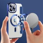 Étui portefeuille Techsuit SmartMag Book Case pour iPhone 12 Pro Max - Blue – Image 6