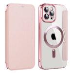Étui portefeuille Techsuit SmartMag Book Case pour iPhone 12 Pro - Pink – Image 2