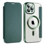 Étui portefeuille Techsuit SmartMag Book Case pour iPhone 12 Pro - Green – Image 2