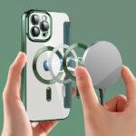 Étui portefeuille Techsuit SmartMag Book Case pour iPhone 12 Pro - Green – Image 6