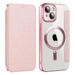 Étui portefeuille Techsuit SmartMag Book Case pour iPhone 13 - Pink – Image 2