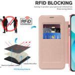 Étui portefeuille Techsuit SmartMag Book Case pour iPhone 13 - Pink – Image 4