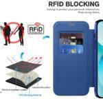 Étui portefeuille Techsuit SmartMag Book Case pour iPhone 13 - Blue – Image 4