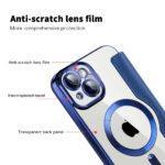 Étui portefeuille Techsuit SmartMag Book Case pour iPhone 13 - Blue – Image 3