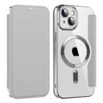 Étui portefeuille Techsuit SmartMag Book Case pour iPhone 13 - Gray – Image 2