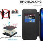 Étui portefeuille Techsuit SmartMag Book Case pour iPhone 13 Pro - Black – Image 4