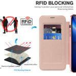 Étui portefeuille Techsuit SmartMag Book Case pour iPhone 13 Pro - Pink – Image 4