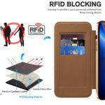 Étui portefeuille Techsuit SmartMag Book Case pour iPhone 13 Pro - Brown – Image 4
