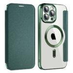 Étui portefeuille Techsuit SmartMag Book Case pour iPhone 13 Pro Max - Green – Image 2