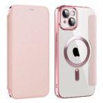 Étui portefeuille Techsuit SmartMag Book Case pour iPhone 14 - Pink – Image 2