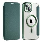 Étui portefeuille Techsuit SmartMag Book Case pour iPhone 14 - Green – Image 2