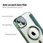 Étui portefeuille Techsuit SmartMag Book Case pour iPhone 14 - Green – Image 3