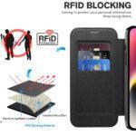 Étui portefeuille Techsuit SmartMag Book Case pour iPhone 14 Plus - Black – Image 4