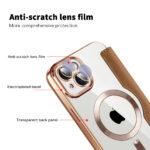 Étui portefeuille Techsuit SmartMag Book Case pour iPhone 14 Plus - Brown – Image 3