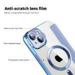 Étui portefeuille Techsuit SmartMag Book Case pour iPhone 14 Plus - Light Blue – Image 3