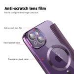 Étui portefeuille Techsuit SmartMag Book Case pour iPhone 14 Plus - Purple – Image 3