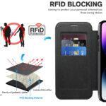 Étui portefeuille Techsuit SmartMag Book Case pour iPhone 14 Pro Max - Black – Image 4