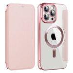Étui portefeuille Techsuit SmartMag Book Case pour iPhone 14 Pro Max - Pink – Image 2