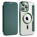 Étui portefeuille Techsuit SmartMag Book Case pour iPhone 14 Pro Max - Green – Image 2