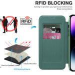 Étui portefeuille Techsuit SmartMag Book Case pour iPhone 14 Pro Max - Green – Image 4