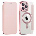 Étui portefeuille Techsuit SmartMag Book Case pour iPhone 15 Pro - Pink – Image 2