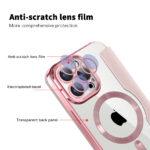 Étui portefeuille Techsuit SmartMag Book Case pour iPhone 15 Pro - Pink – Image 3