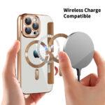 Étui portefeuille Techsuit SmartMag Book Case pour iPhone 15 Pro - Brown – Image 6