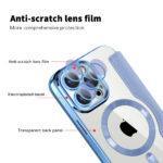 Étui portefeuille Techsuit SmartMag Book Case pour iPhone 15 Pro - Light Blue – Image 3