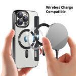 Étui portefeuille Techsuit SmartMag Book Case pour iPhone 15 Pro Max - Black – Image 6